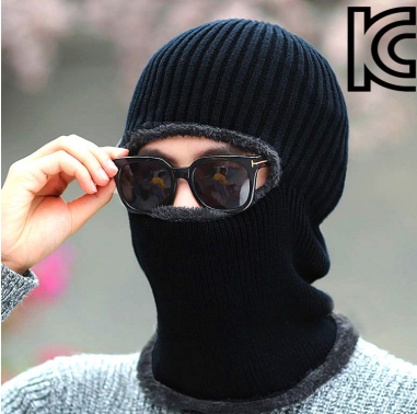 일체형 니트 바라클라바 넥워머 기모 털모자 목토시 야외활동