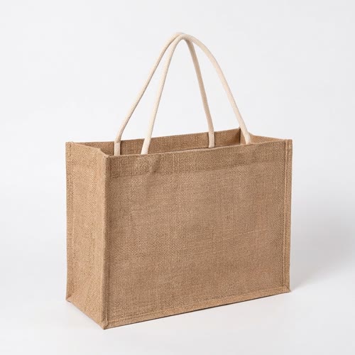 CBH379 리빙 에코라이프 린넨 에코백 빈티지(중)