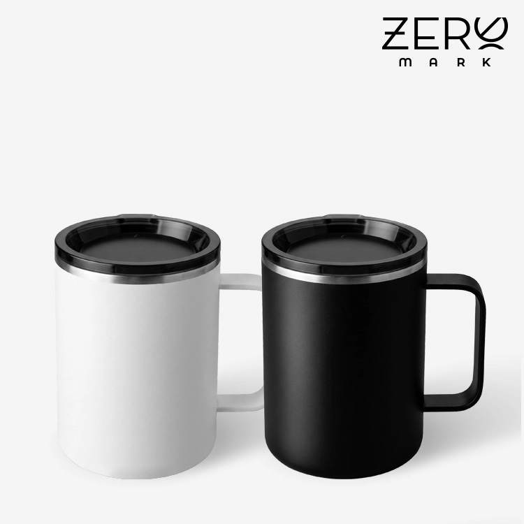 [제로마크] 그레인스텐머그컵 350ml (블랙/화이트)