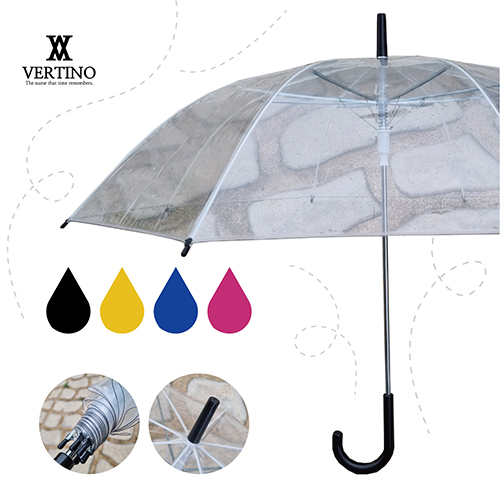 베르티노 60 투명비닐 컬러라인 우산
